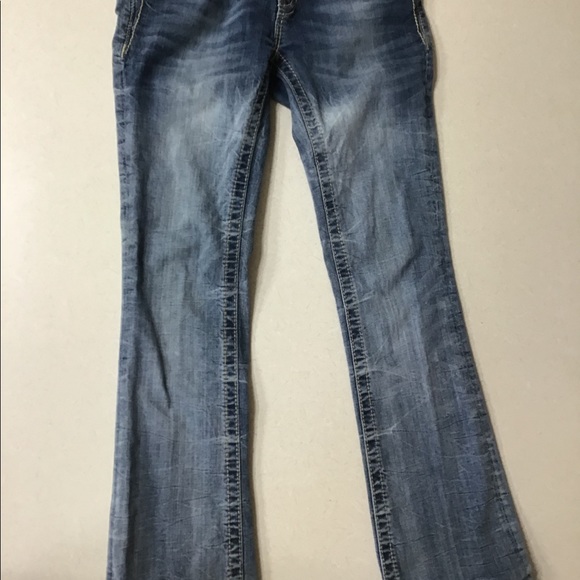 EUC Miss Me boot cut size 25 inseam27 - Picture 2 of 5